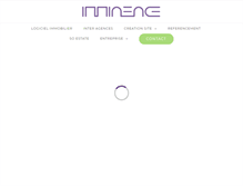 Tablet Screenshot of imminence.fr